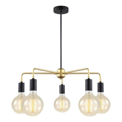 Lampa wisząca Malene MDM3386/5 BK+GD ITALUX